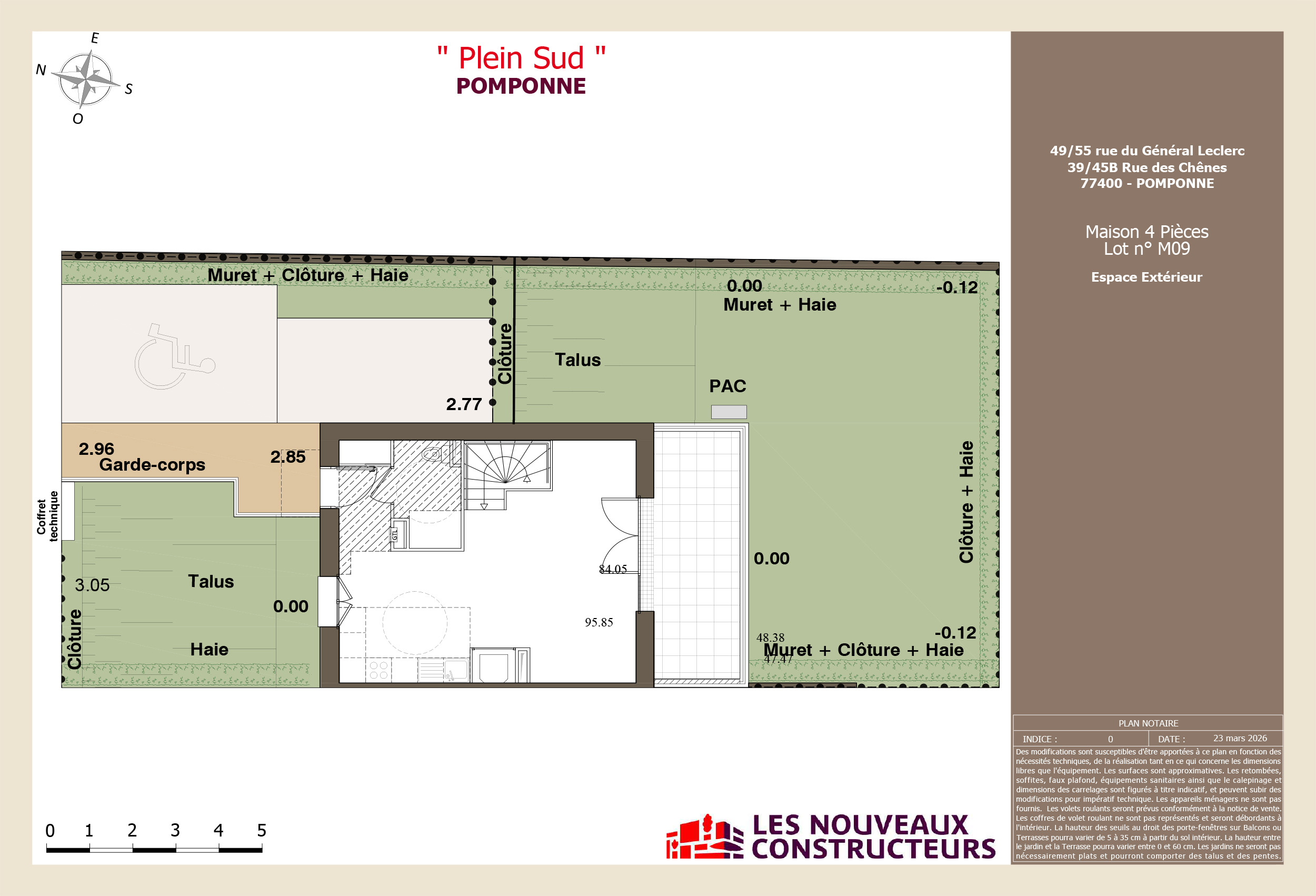 Pomponne  - Plein Sud - Lot M09
